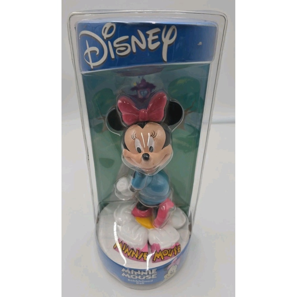 Disney Minnie Mouse Bobblehead Doll Alexander Global Promotions Disneyland NIB